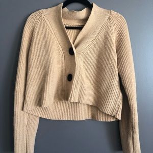 Cropped Grandpa Sweater